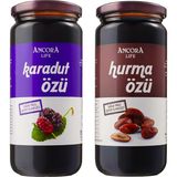 Ancora Life 2'li Avantaj Paketi - Karadut Özü, Hurma Özü - Şeker İlavesiz Soğuk Sıkım 640 Gr x 2 Adet