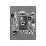 And Horror Paketi/bullet Journal Defter Çıkartma Ajanda Laptop Etiket - standart
