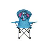 And Outdoor Katlanır Çocuk Sandalyesi Mavi - Fil Desen
