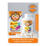 AND -Vitamin D3 K2 B12 B9 B6 Magnezyum Kompleks, Kalsiyum, Lutein ve Selenyum İçeren Gıda Takviyesi