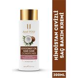 And You Hindistan Cevizi Yağlı Saç Bakım Kremi 200 ml – Nemlendirici & Onarıcı