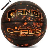 AND1 Chaos kauçuk basketbol topu: (pompa teslimat kapsamına dahil değildir), resmi ayarlama boyutu, meteor alanı