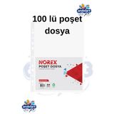 andelart 100 Adet A4 Şeffaf Dosya Föy Poşet Dosya
