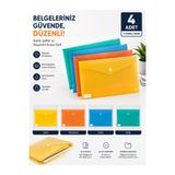 andelart A4 Çıtçıtlı Dosya 4 Adet