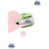 andelart Eva Lale Desenli Büyük Boy Şekilli Delgeç 1,5 inç 3,8 Cm