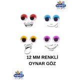 andelart Oynar Göz Renkli 12 mm 1 Paket