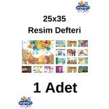 andelart Resim Defteri Spiralli Karton Kapak 15 Yp 25x35 1 Adet