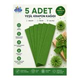 andelart Yeşil Krapon Kağıdı 50x200 cm 5 Adet | Grapon Kağıdı, El İşi, Okul Öncesi Etkinlik, Süsleme ve Çiçek Yapımı İçin
