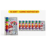 AnDen Toys Karne Hediyesi 10 Yumurtlayan Kurşun Kalem - kardan adam