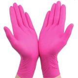 Andhose Andhose Nitril Pembe Pudrasız Andhose Nitril Eldiven 100'lük Small