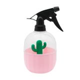 Andiker Su püskürtme şişesi, 500 ml dekoratif sulama kabı, iç mekan bitkileri için, plastik Mister sprey şişesi, ayarlanabilir nozullu, 2 yollu sprey şişesi, bitkiler için bahçe için (pembe)