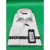 Andino Slimfit Beyaz Erkek Gömlek Pamuk Polyester Dar Kesim Yapısıyla AS09K500A-4800 - 2XL