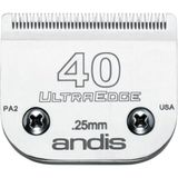 Andis UltraEdge Size 40 Yedek Tıraş Bıçağı, 0.25mm Kesim Uzunluğu, Paslanmaz Çelik, Kedi ve Köpek Grooming için