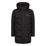 Andome Men Down Siyah Parka Erkek Siyah Uzun Mont 2Asadpmcnfw23
