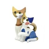 Andrea E Piero 7 Cm Dekoratif Kedi Biblo Çift Figür Ev Ofis Masa Üstü Obje