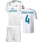Andream 2017 Kiev Sergio Ramos Real Madri'd Futbol Çocuk Forması 2'li Set Forma +Çorap - 5 - 6 Yaş - Beyaz