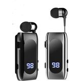 Android & Ios Uyumlu Makaralı Titreşimli Dijital Bluetooth Kulaklık - Siyah