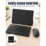 Android Işletim Sistemli Sım Kart Girişli Tablet Bluetooth Klavye Mouse Seti Mobil Internet Destekli - Lisinya