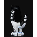 Android Robot Kol Telefon Tutucu-Şarj Bölmeli
