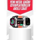 Android ve Ios Uyumlu Uyku ve Sağlık Takibi Yapabilen 3 Kordonlu Akıllı Saat - Altın - Siyah - 35 - 48 mm - Belirtilmemiş