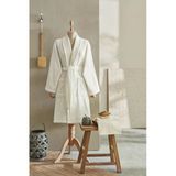 Andy %100 Pamuk Bornoz Seti L/Xl Offwhite