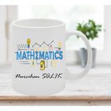 Andy Home Matematik Öğretmenine Özel Öğretmenler Günü Hediyesi Kişiye Özel Kupa Bardak - 200 ml - Renkli
