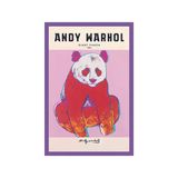 Andy Warhol – Sevimli Panda Tasarımlı Pop Art Dekoratif Hediye Not Kartı & Kartpostal | 10x15 cm