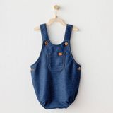 Andy Wawa Bebek Romper Casual Indigo Tulum AC25931 - Mavi - 6