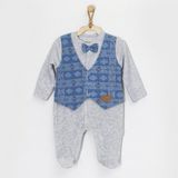 Andywawa AC22146RP Velvet Little Bebek Tulumu