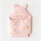Andywawa AC23289 Pembe Kız Bebek Kulaklı Kundak