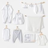 Andywawa AC24721 Newborn Wawa Boys 10 Parça Bebek Hastane Çıkışı