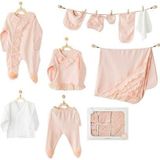 Andywawa AC25311 Newborn Chic Girl 10 Parça Bebek Hastane Çıkışı