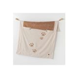 Andywawa Ac25327 Happy Newyear Kadife Bebe Battaniye 90X85 Beige