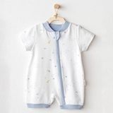 Andywawa AC25605 Ocean Is My Happy Place Bebek Tulum White - 6 - 9 Ay - Beyaz