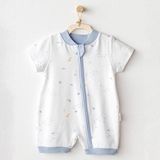 Andywawa AC25605 Ocean Is My Happy Place Bebek Tulum White - Çok Renkli - 1 - 3 Ay