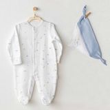 Andywawa AC25607 Ocean Is My Happy Place Bebek Tulum Takım White - 1 - 3 Ay - Beyaz