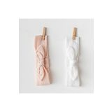 Andywawa Ac25868 Müslin Home 2'Li Saç Bandı Pink White