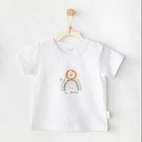 Andywawa Ac25977 Casual Bebek Tshirt White