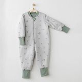 Andywawa AC26010 Mummy S Snuggle Saurus Uyku Tulumu 2,5 Tog Green - Renkli - 0 - 2 Yaş