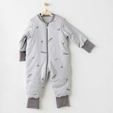 Andywawa AC26035 Fiber Keep Smiling Uyku Tulumu 2,5 Tog Grey - Çok Renkli