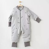 Andywawa Ac26035 Fiber Keep Smiling Uyku Tulumu 2,5 Tog Grey