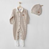 Andywawa AC26140 Wawa Exclusive Tulum Takım Beige - Renkli - 0 - 2 Yaş