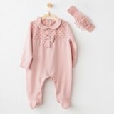 Andywawa AC26242 Little Leopard Tulum Takım Pink - Renkli - 0 - 2 Yaş