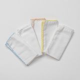 Andywawa Basic 5'li Bebek Ağız Mendili 25X25 cm AC24447 - Yenidoğan - Mavi