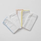 Andywawa Basic 5'li Bebek Ağız Mendili 25X25 cm AC24447 - Yenidoğan - Pembe