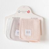 Andywawa Bebek Ağiz Mendili 3 Parça 20X20 cm - Standart - Pembe