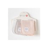andywawa BEBEK AĞIZ MENDİLİ 3 PCS WASHCLOTHS 20X20CM MUSLIN HOME