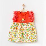 Andywawa Bebek Elbise Dress Hello Sunshıne - 0 - 3 Ay - Pembe