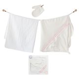 Andywawa Bebek Havlu Takım 80X80 Cm Ac25365 Ekru