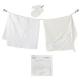 Andywawa Bebek Havlu Takım 80X80 Cm Ac25368 Ekru